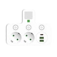 thumbnail image 2 of BotaniNest Universal Travel Power Plug Adapter With Multiple International Sockets For Worldwide Use, 2 of 7