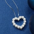 thumbnail image 2 of Ross-Simons 2.75 ct. t.w. Diamond Heart Pendant Necklace in 14kt White Gold, Women's, Adult, 2 of 5
