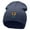 Navy, variant on Summer Sunfower Embroidered 8 inch Acrylic Short Blank Beanie - Lt Blue OSFM