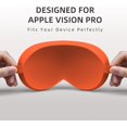 thumbnail image 2 of Apple Vision Pro Étui de Protection, Protecteur en Silicone Souple Résistant aux Impacts avec Empreintes Digitales Anti-Empreintes et Antidérapant, Compatible avec Étui VR Apple - Classique, Orange, 2 of 5