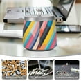 thumbnail image 6 of Yayeee Ashtray with Lid for Cigarette Smokeless Stainless Steel Home Ash Holder, Color Striped, 6 of 7