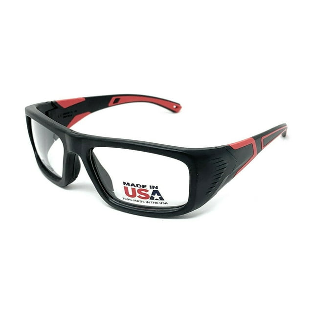 OnGuard Safety Eyewear RxAble Goggles US-110S Black / Red Metal Free 59mm USA