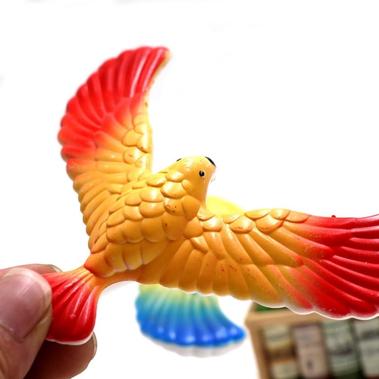 NUOBESTY 10 pezzi uccelli galleggianti bilanciamento uccelli giocattolo Balance Eagle con supporto a piramide Balancing Bird Bilanciamento bambini giocattoli educativi per bambini