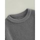 thumbnail image 5 of Txlixc Suéteres de cuello redondo para bebés pequeños, suéteres de punto sueltos de color sólido de manga larga Txlixc  Moda, 5 of 9