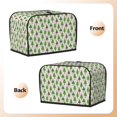thumbnail image 2 of KLL Christmas Trees Print 2 Slice Toaster Dust Covers Kitchen Small Appliance Cover with 2 Pockets,Can hold Jam Spreader Knife & Toaster Tongs (11.4 x 7.9 x 7.5), 2 of 6