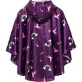 thumbnail image 2 of SaphiRose Lightweight Kids Rain Poncho Jacket Waterproof Outwear Rain Coat, 2 of 6