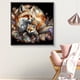 thumbnail image 4 of Pintura de diamante 5D DIY taladro redondo completo lindo zorro familia kit decoración del hogar 40x40cm, 4 of 9