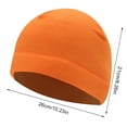 thumbnail image 5 of Capas de cráneo Malla de tela de malla Moda Servicio de larga duración Accesorios de ciclismo Acrílico Invierno Durabilidad Beanie Orange Inevent AP008607-08B, 5 of 5