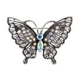 thumbnail image 2 of Xinyolin Women's Brooch - Retro Hollow Butterfly, Rhinestone Decor, Anti-slip Wear-resistant, Suit Coat Scarf Decor, 2 of 8
