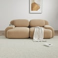 thumbnail image 6 of DEALTOPS 82" Oversized Corduroy Loveseat Sofa, Comfy 2-Seater Couch for Living Room & Bedroom, No Assembly, Khaki, 6 of 8