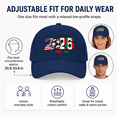 thumbnail image 5 of 2026 Soccer Supporters Cap USA Canada Mexico Hat, Adjustable Washed Cotton Baseball Cap for Game Day Sun Wear, 3Pcs, 5 of 5