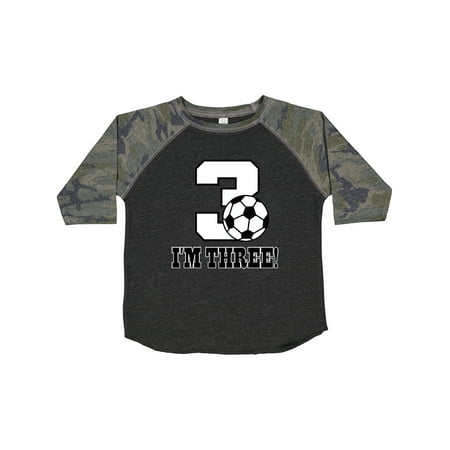 

Inktastic 3rd Birthday Soccer Gift Toddler Boy or Toddler Girl T-Shirt