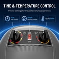 thumbnail image 3 of ZENSTYLE 1300W Floor Hair Dryer Rolling Salon Standing Bonnet Gray, 3 of 10