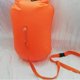 thumbnail image 3 of Bolsa seca para boya de natación, 20 litros, impermeable, inflable con correas ajustables, entusiastas de la natación, color naranja, 3 of 8