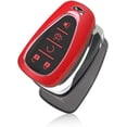 thumbnail image 7 of Key Fob Cover Compatible with Chevrolet Equinox Malibu Camaro Traverse Blazer Cruze Volt Bolt Sonic Trax Tahoe Keychain Case Holder Protector,Red, 7 of 7