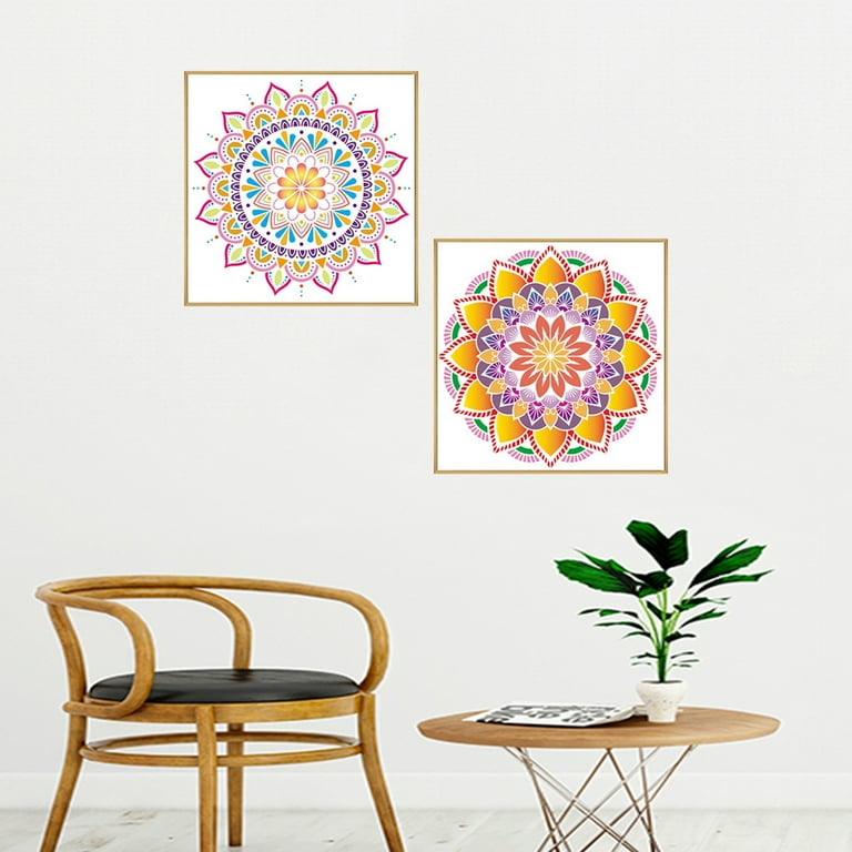 DEQUERA r Craft and Art - Mandala Stencils for Canvas Painting