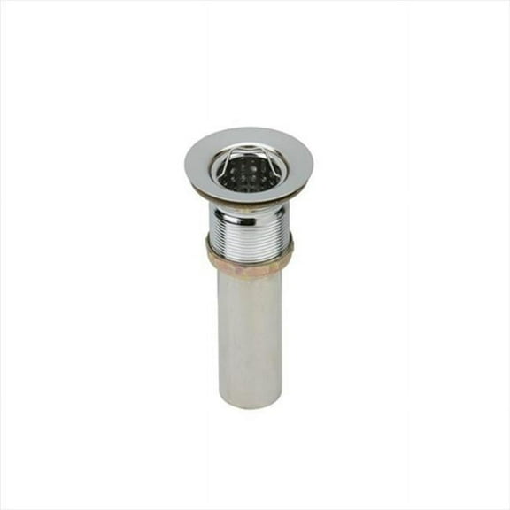 2.875 in. Chrome Drain Fitting with Basket Strainer
