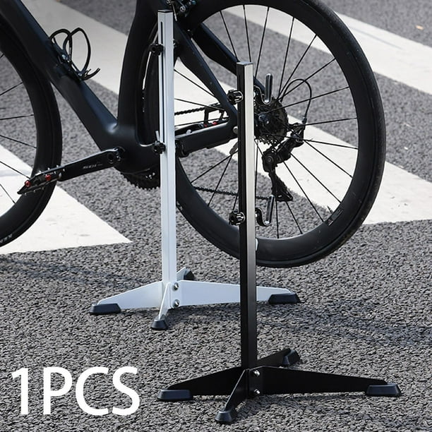 Bike Stand Rack Maintenance Stand Height Adjustable Easily Install Durable Portable Washing Stand Mounting Stand for Mountain Bike Black