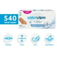 thumbnail image 4 of WaterWipes Sensitive Newborn & Baby Wipes, 3-In-1 Cleans, Cares, Protects, 99.9% Water, Unscented & Hypoallergenic, 9 Packs (540 Wipes), 4 of 11