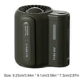 thumbnail image 5 of Ventilador de cintura portátil con clip recargable de mano 3 velocidades personal verde, 5 of 5