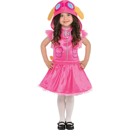 Suit Yourself PAW Patrol Skye Costume for Girls, Size Small, Includes a Dress with a Tail, a Dog Ear Hat, and a