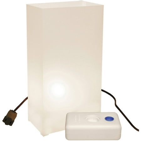 LumaBase Electric Luminaria Kit with LumaBases, 10 Count White