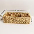 thumbnail image 4 of Home Water Hyacinth, Grass Weaving Storage Basket, Rattan Weaving, Sundries, Storage Box, Living Room, Tabletop, Snacks, Cosmetics, Storage Basket, 4 of 4