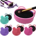 thumbnail image 2 of Color Removal Sponge Portable Makeup Brush Cleaner Eyeshadow Brush Cleaner, 2 of 7