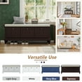 thumbnail image 6 of Nmkwnr Storage Ottoman with Cushion and 3 Drawers, Classic Storage Bench for Living Room, Entryway, Hallways, Dark Brown, 6 of 10