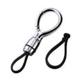 thumbnail image 4 of Llavero para coche, llavero de negocios para llaves, mochila, marido, novio, camping. Plata ovalada, 4 of 9