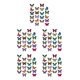 thumbnail image 3 of Matsuzay Pegatinas de mariposa para ventana, adhesivos anticolisión para ventana, calcomanías reutilizables, película para vidrieras Type2 NO2 Matsuzay CBP441476, 3 of 6