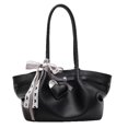 thumbnail image 5 of Bolso de mano de gran capacidad con estampado de lichi texturizado de alta calidad para mujer, nuevo estilo 2025, moderno, sencillo y versátil, bolso de un solo hombro debajo del brazo., 5 of 5