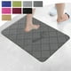 thumbnail image 1 of Xihbxyly Alfombrilla de Baño de Terciopelo Polar, Microfibra Suave, Base de Goma Antideslizante, Muy Absorbente, Lavable a Máquina, para Baño, Cocina y Salón, Multiusos, 40 X 60 Cm., 1 of 7