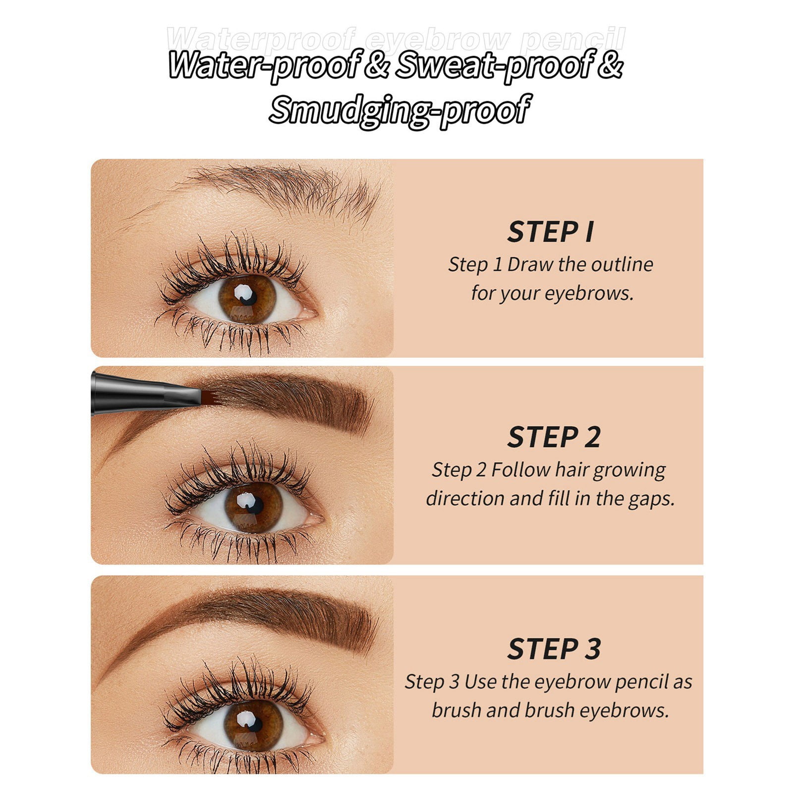 of Makeup Brow Growth with Color Give Brow plus Highlighter Pencil Makeup Eyes Edge Precision Brow Pencil Clear Brow Wax Pomade Eyebrow Waxing Pen with Strips And Brow Tint Dark Its Cosmetics
