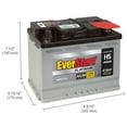 EverStart Platinum AGM Battery, Group Size H5 12 Volts 640 CCA 100 RC