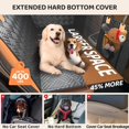 thumbnail image 2 of Katieovy Dog Car Seat Cover with Hard Bottom, 600D Scratch Dog Car Seat Cover for Back Seat,Waterproof Back Seat Extender Holds 400lbs for Car Truck and SUV, 2 of 7