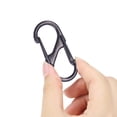 thumbnail image 5 of 8PCS Opening S Type Carabiner, Double End Quick Clip Multi Function Metal Hook, Carabiner for Outdoor & Daily Use - A, 5 of 5
