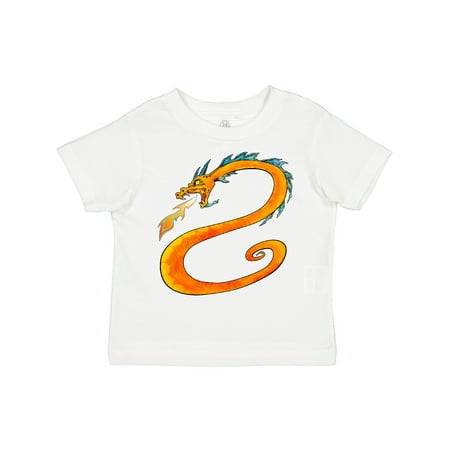 

Inktastic Fire-Breathing Dragon Gift Toddler Boy or Toddler Girl T-Shirt