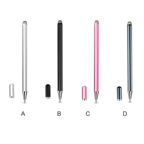 pitrice Stylo Capacitif Stylo Tactile Crayon Portable Stylet Étudiant pour Tablette Téléphone Intelligent, Gris