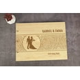 thumbnail image 4 of Darling Souvenir Personalized Engraved Laser Cut Wedding Guest Book Wooden Cover Sign-in Book Registry Guestbook Scrapbook-LK, 4 of 7