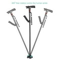 Walking Cane with LED Light & Alarm Foldable, Adjustable, Lightweight