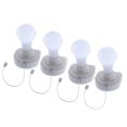 thumbnail image 1 of Bombilla portátil inalámbrica instantánea, con montaje inalámbrico, funciona con pilas, LED, se despega y pega en cualquier lugar (4 unidades), 1 of 5