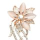 thumbnail image 2 of Women's Flower Brooch Pin Shiny Crystal Stone Party Jewelry Scarf Garment Gift Fashion, 2 of 4