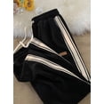 thumbnail image 3 of Pantalones de chándal holgados de pana a rayas para hombre, pantalón harén informal de estilo callejero, para gimnasio, estilo Y2K, estilo vintage, para otoño, 2023, 3 of 5