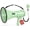 Green, variant on Lightweight and Portable Bullhorn Megaphone, Aux (3.5mm) Input for MP3/Music, Automatic Siren, 20-Watt, MIC/TALK (Black)