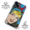 thumbnail image 2 of Skinit DC Comics Wonder Woman Vintage Profile iPhone 14 Clear Case, 2 of 4