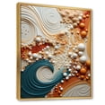 thumbnail image 2 of Designart "peaceful Sands I" Abstract Collages Floater Framed Wall Art Print, 2 of 7