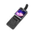 thumbnail image 4 of Case for Samsung Galaxy Z Flip 7, PU Leather Card Slots Magnetic Closure Vintage Shockproof Protective Case for Samsung Galaxy Z Flip 7 - Black, 4 of 12