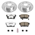 thumbnail image 3 of PowerStop Rear Z26 Street Warrior Carbon-Fiber Ceramic Brake Pad and Drilled and Slotted Rotor Kit Fits: ACURA HONDA Select Models K2270-26, 3 of 9