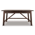 thumbnail image 5 of Signature Design by Ashley Baldridge Home Office Desk, Rustic Brown, 60" Wood Writing Desk with 2 Drawers, 5 of 8